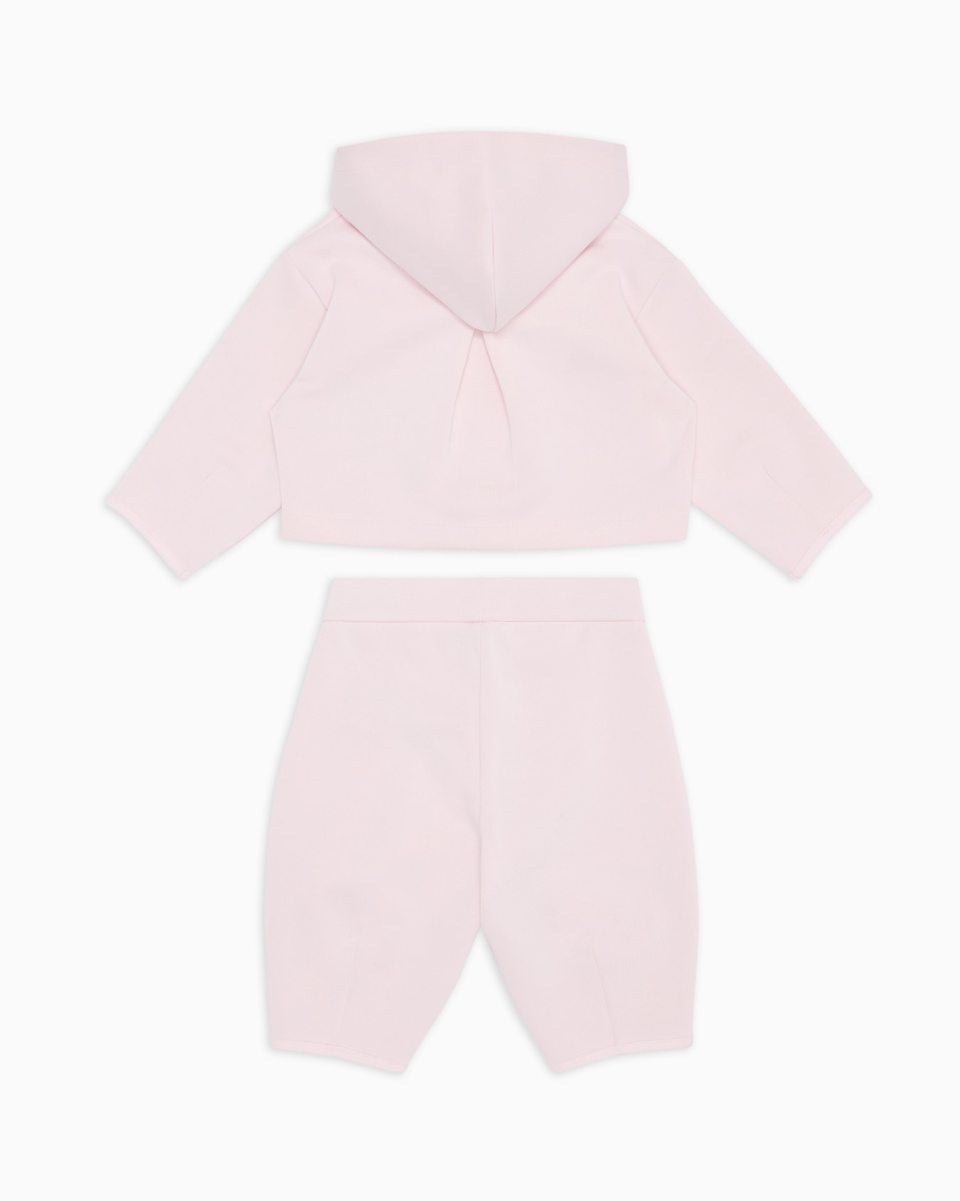 Chándal de punto de tacto cupro con sudadera con cremallera y capucha Diapositiva 2