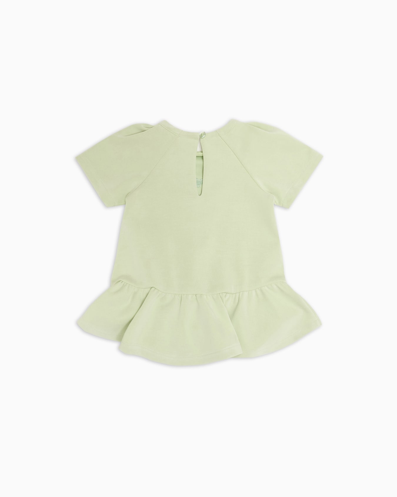 Cupro touch jersey dress with a frill Slide 2