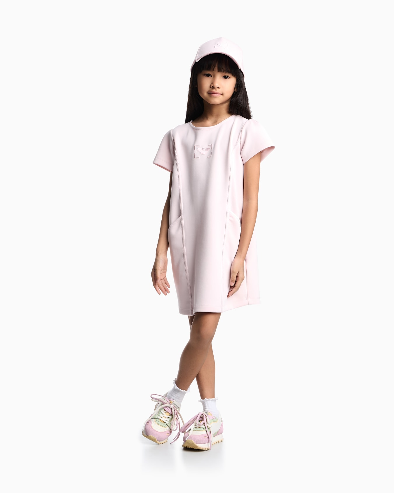Cupro-touch jersey dress Slide 3