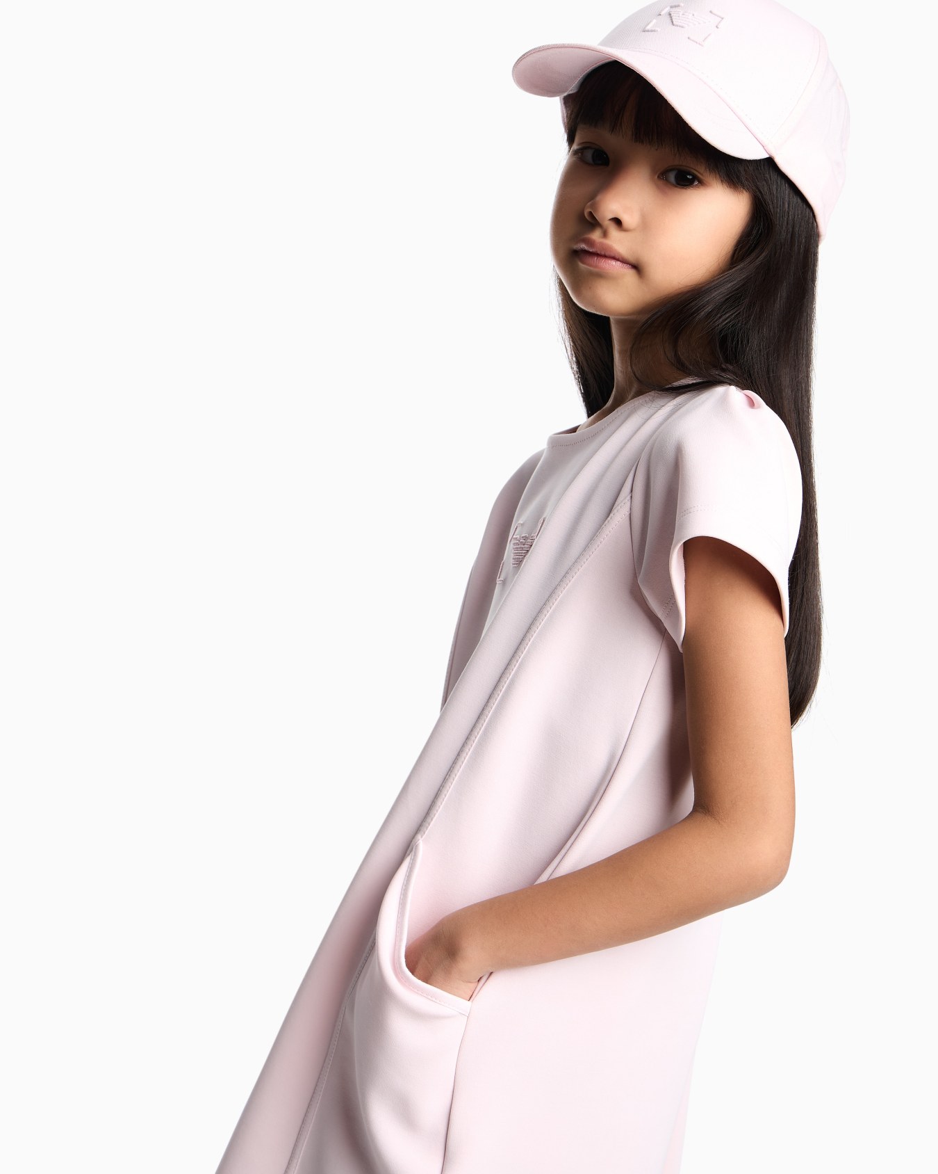 Cupro-touch jersey dress Slide 5