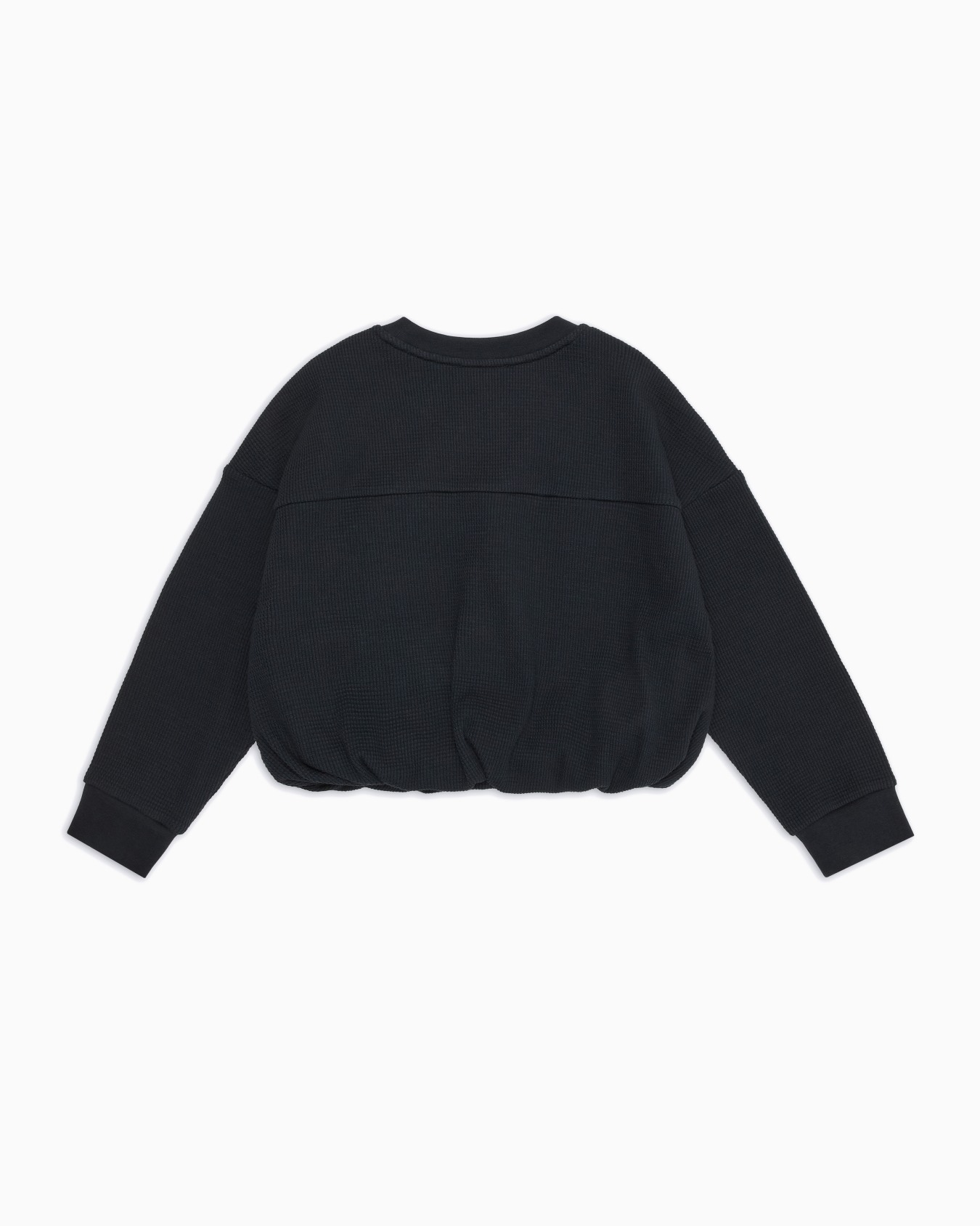 ASV waffle organic jersey crew-neck sweatshirt Slide 2