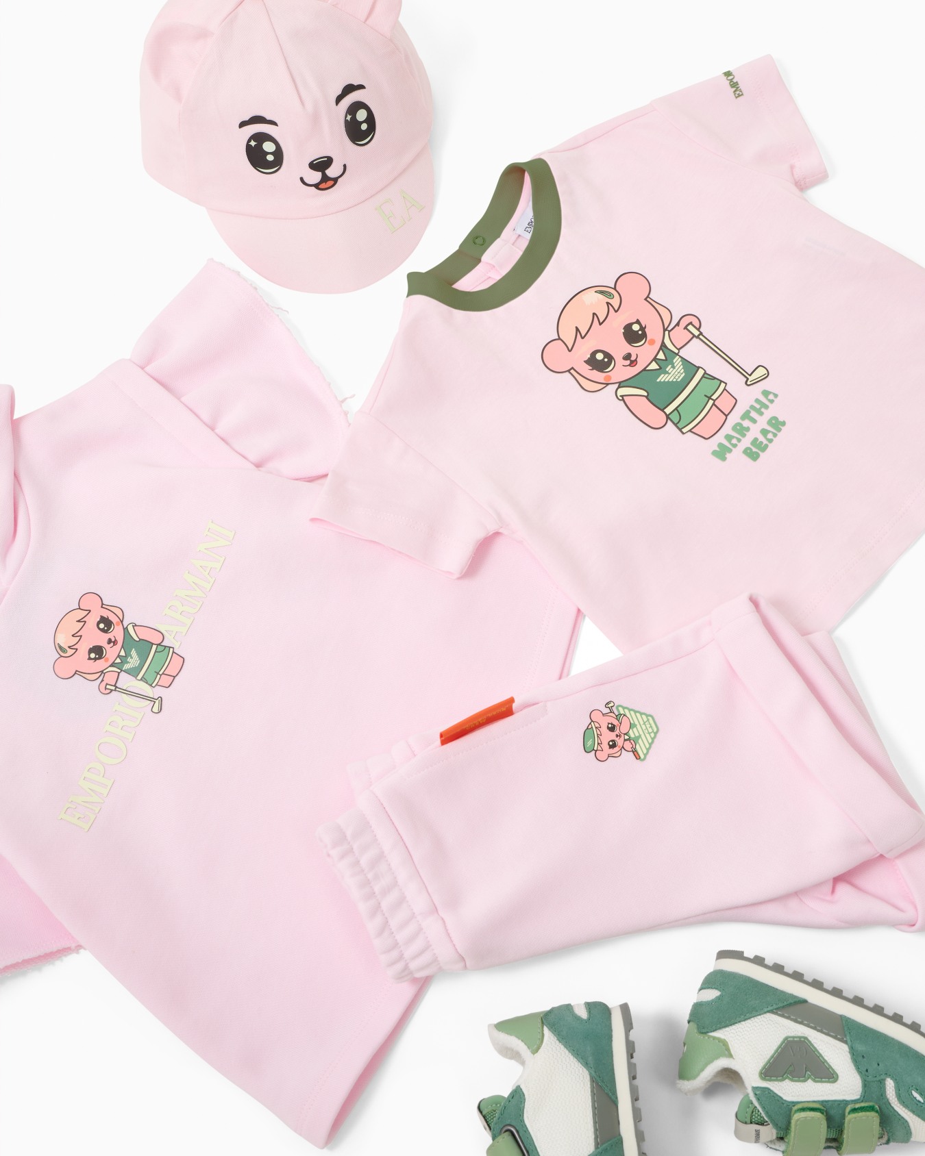 ASV organic jersey dress with Manga Bear Crew print Slide 3