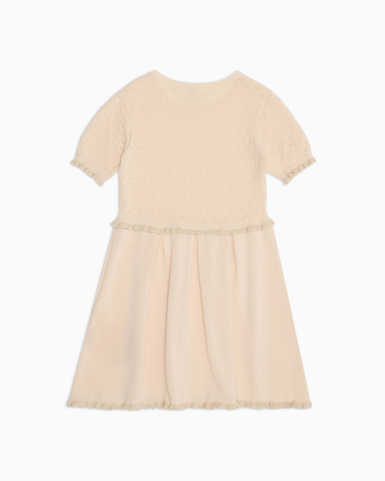 Special Occasion knit dress with openwork motif Slide 2