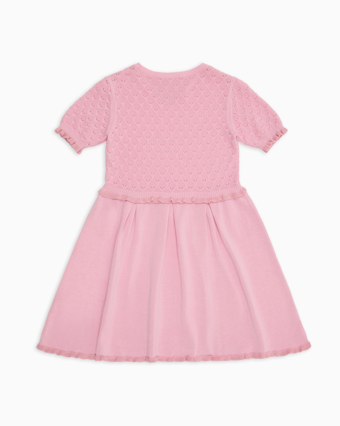 Special Occasion knit dress with openwork motif Slide 2