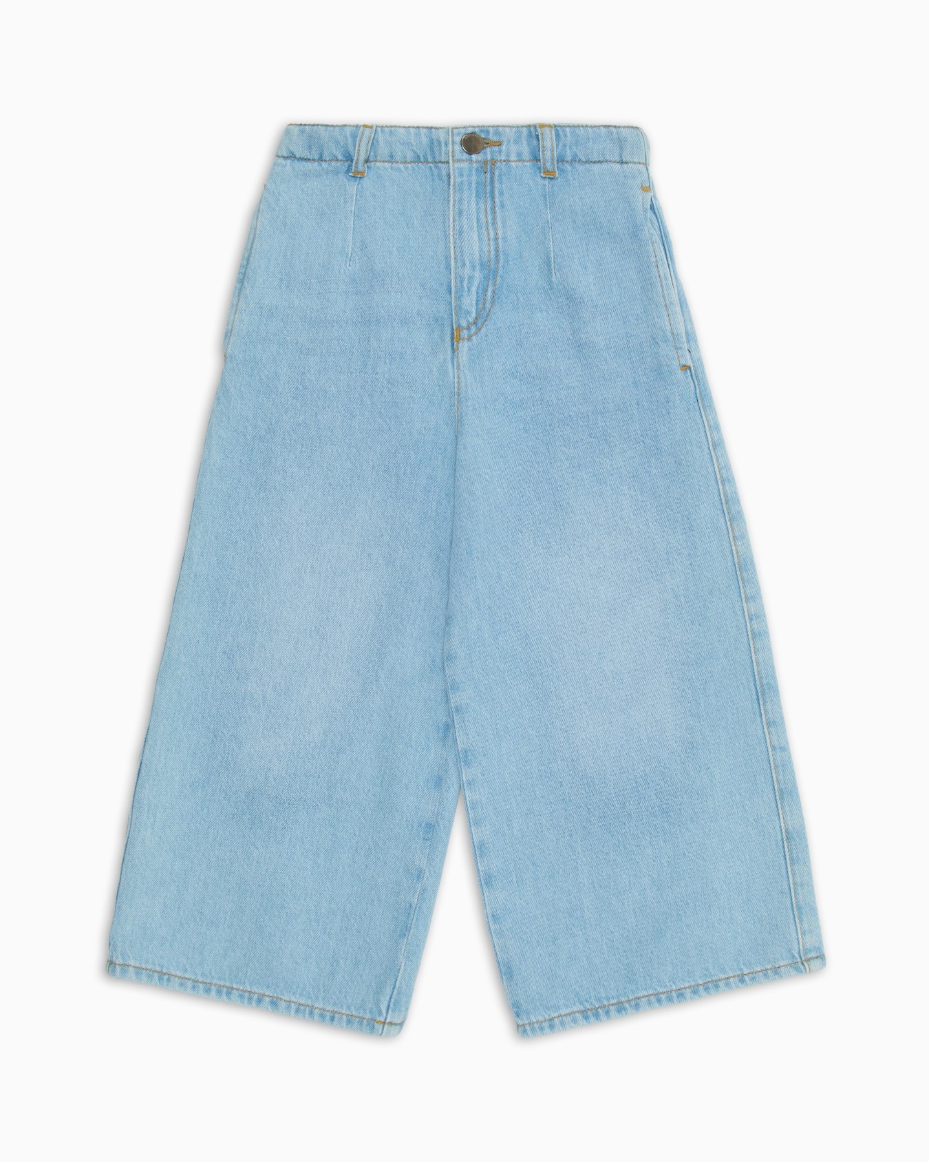 Wide-leg denim jeans Slide 0