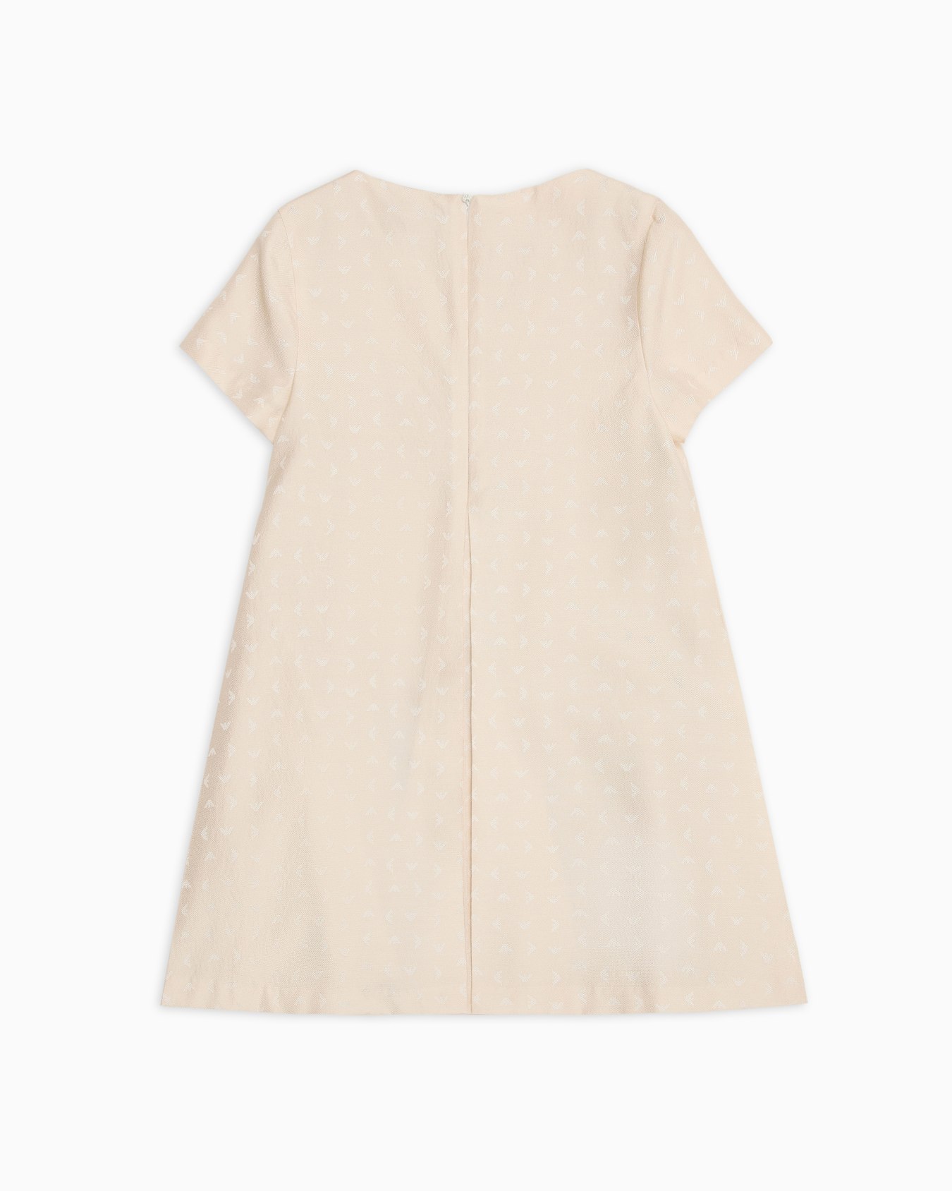 Kleid mit kleinen gestickten Allover-Adlern  Folie 2