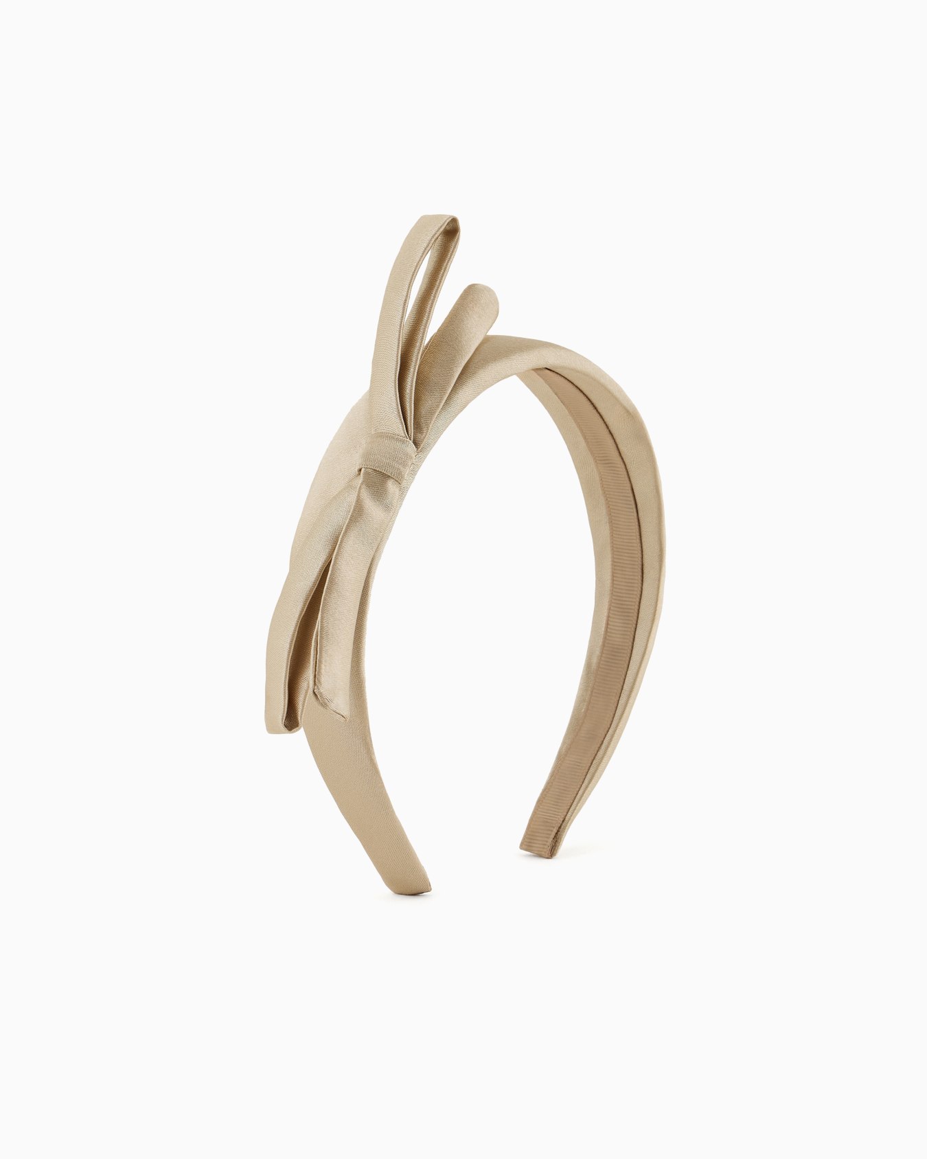 ヘッドバンド サテン リボン スライドする 0