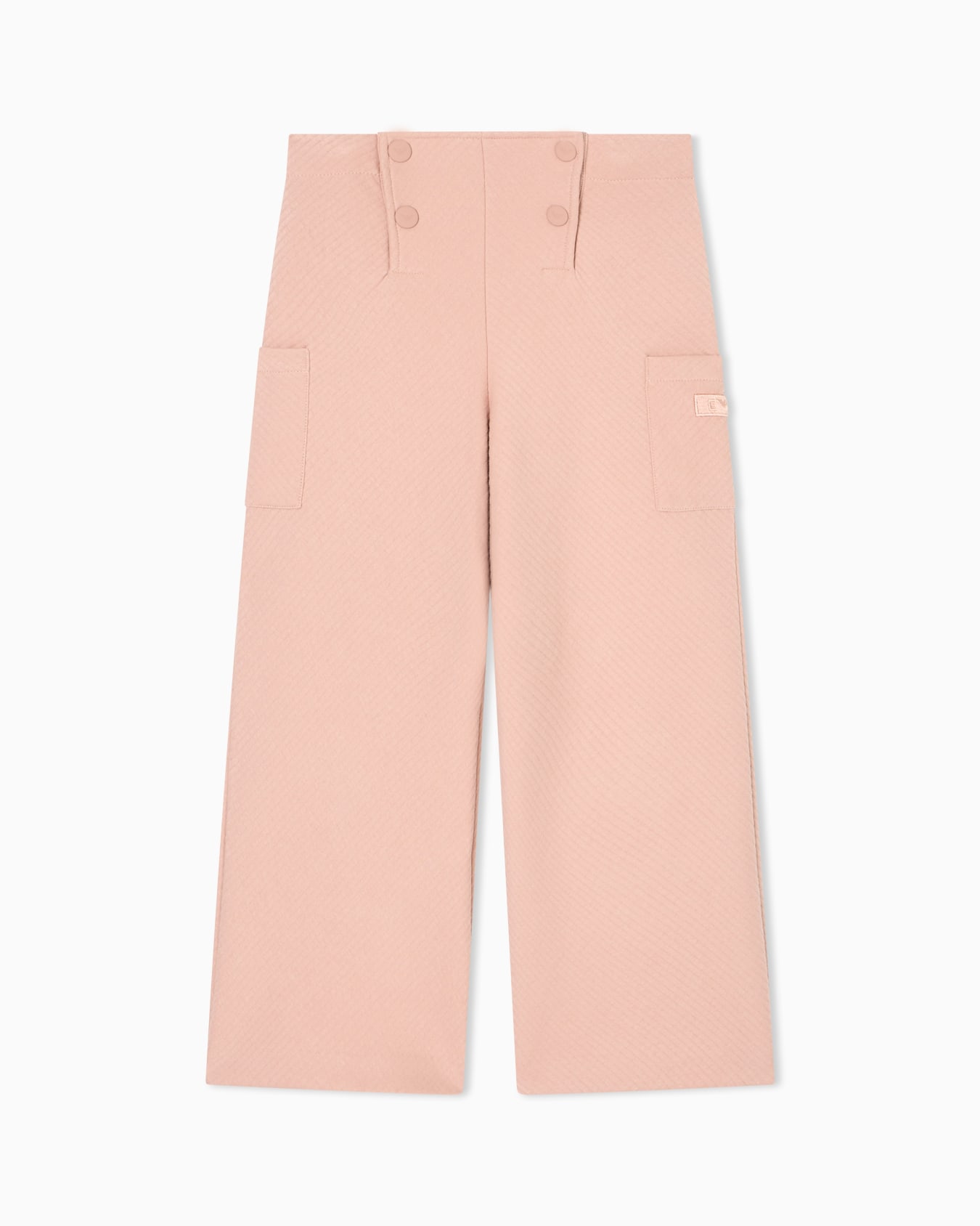 Quilted jersey high-waisted trousers Slide 0
