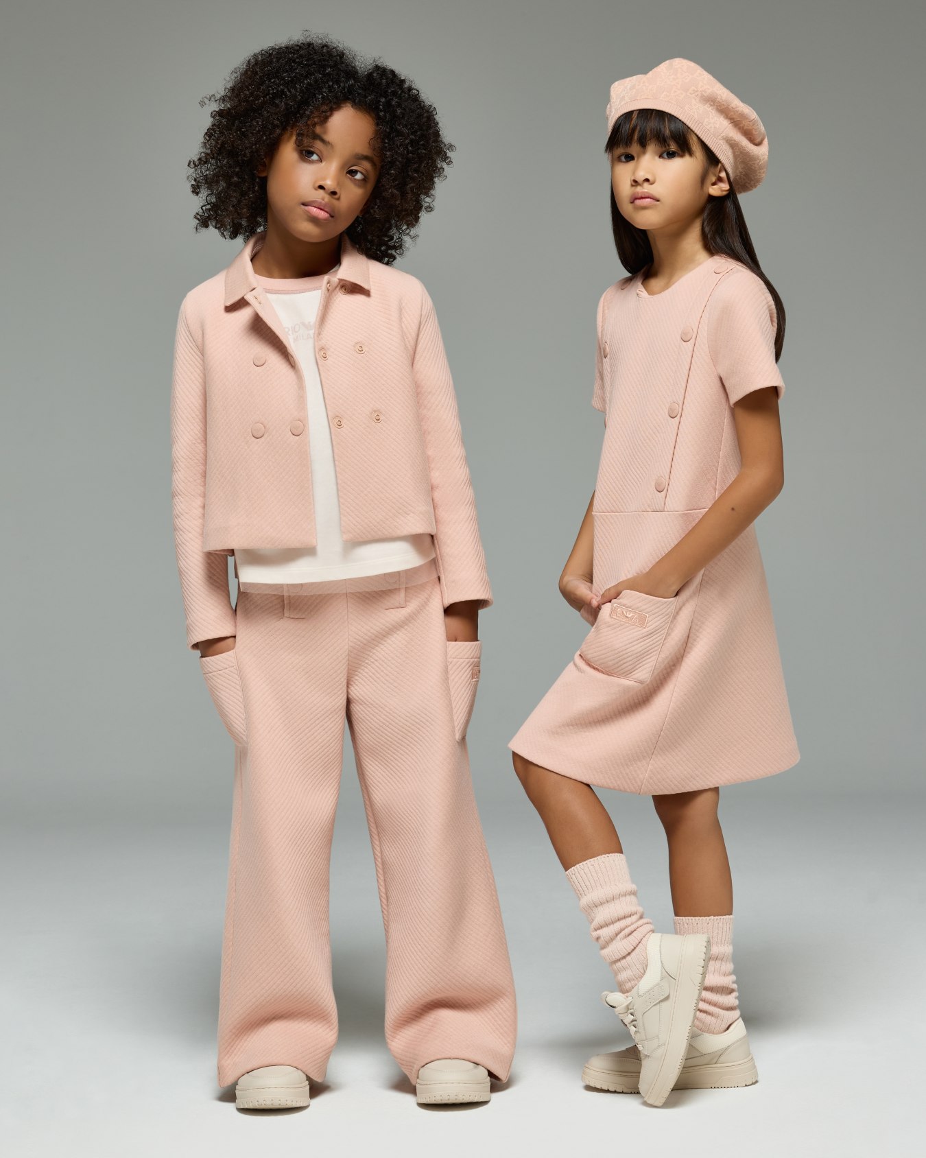 Quilted jersey high-waisted trousers Slide 3