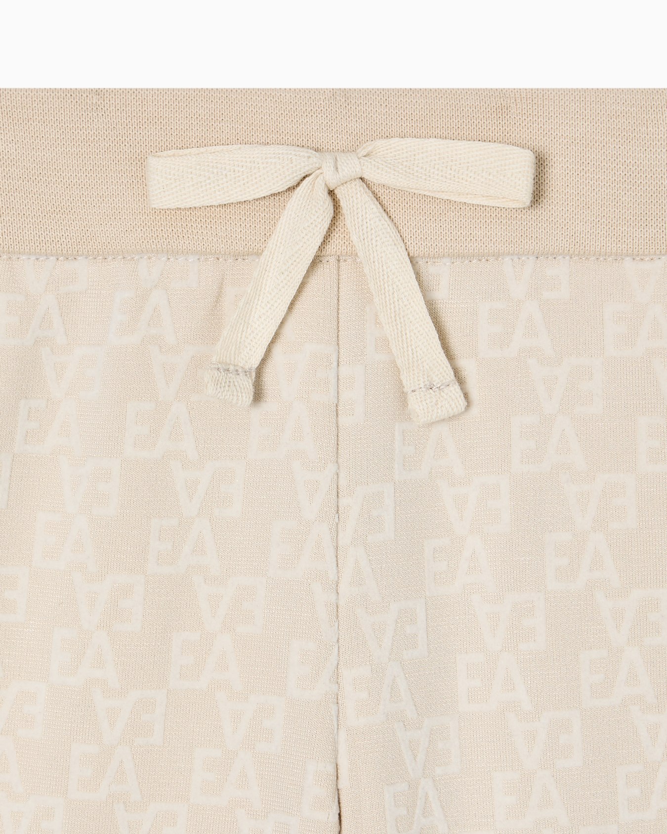 Pantalon en jersey interlock avec logo floqué EA all over Diapositive 1