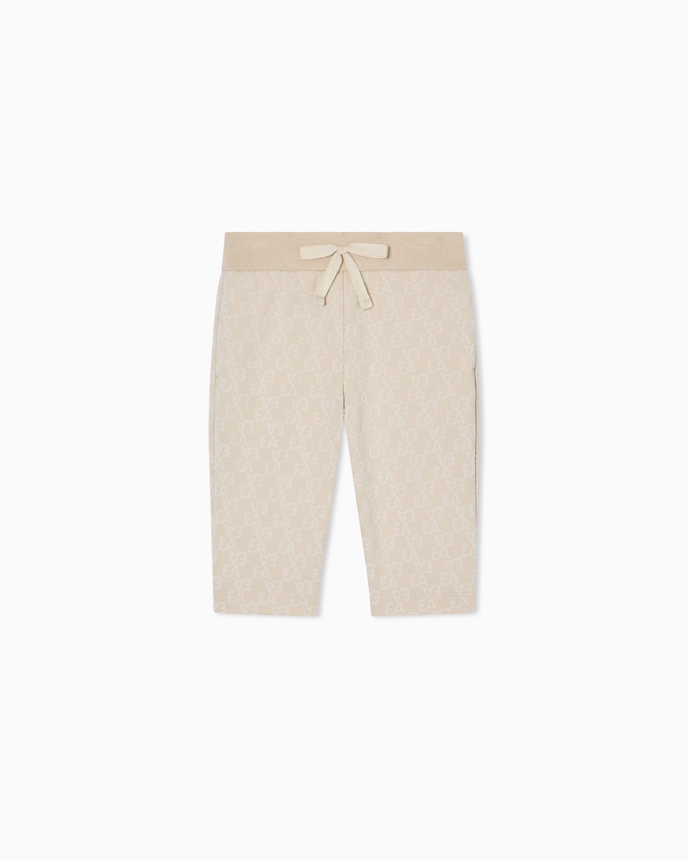 Pantalon en jersey interlock avec logo floqué EA all over Diapositive 0