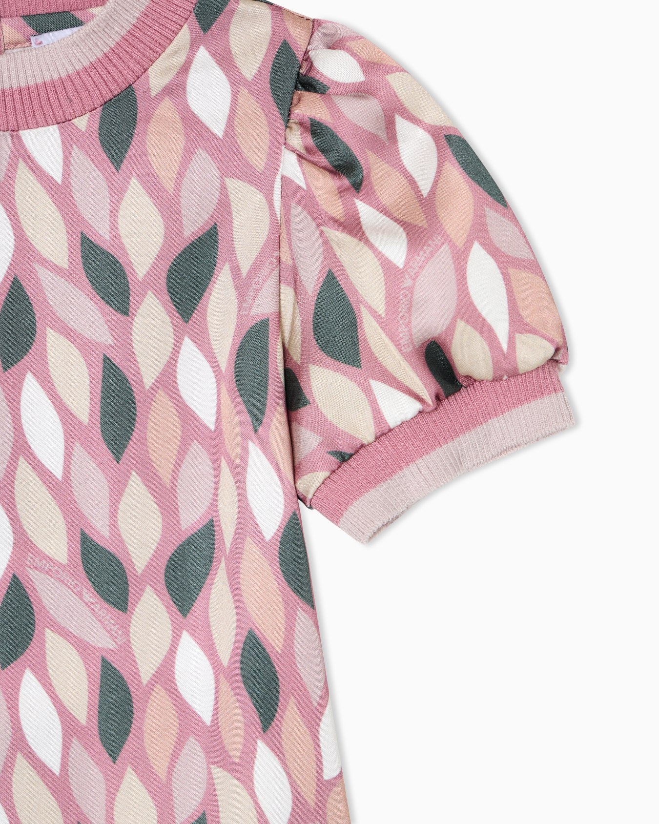 ASV Kleid mit Allover-Print mit EA-Logo, gefertigt aus Viskose Folie 1