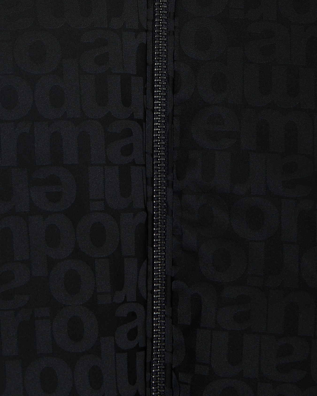 ASV Maxi-Daunenjacke aus Nylon mit durchgehendem Logo in Jacquard-Stoff-Verarbeitung Folie 1