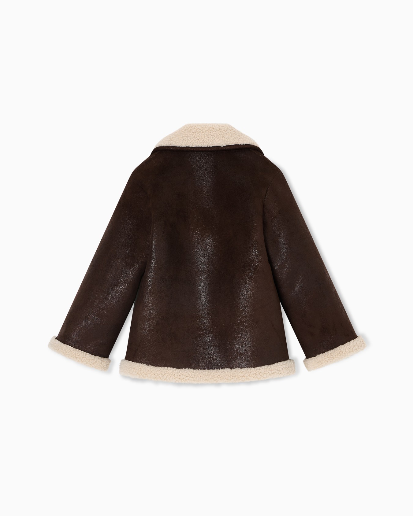 Shearling-effect sheepskin jacket Slide 2