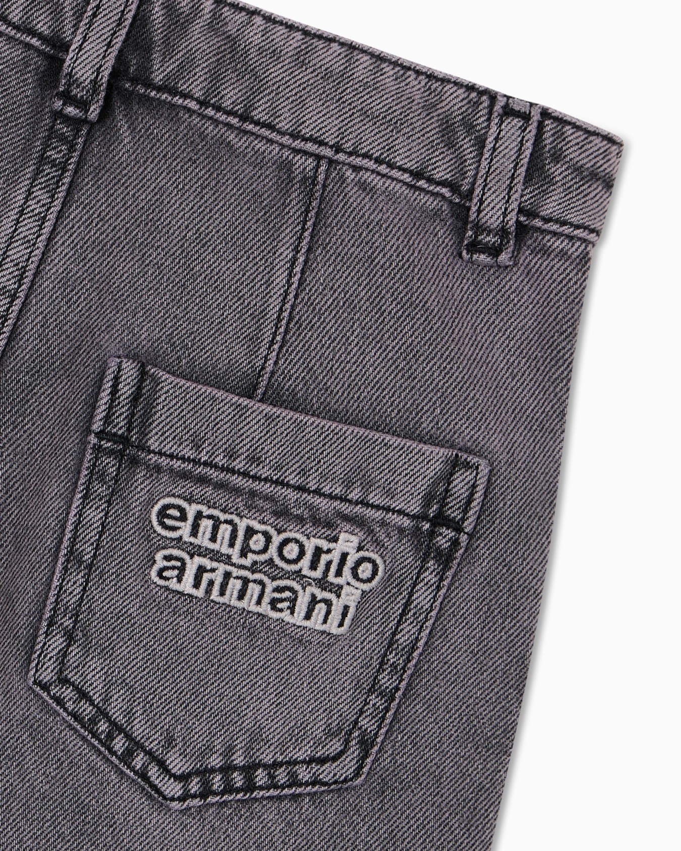 Jeans comfort wide leg in denim tinto capo Slide 3