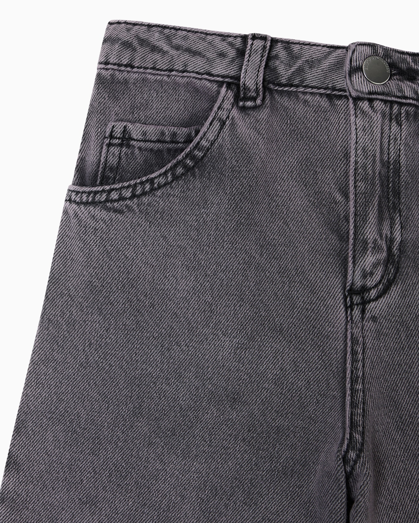 Jeans comfort wide leg in denim tinto capo Slide 1