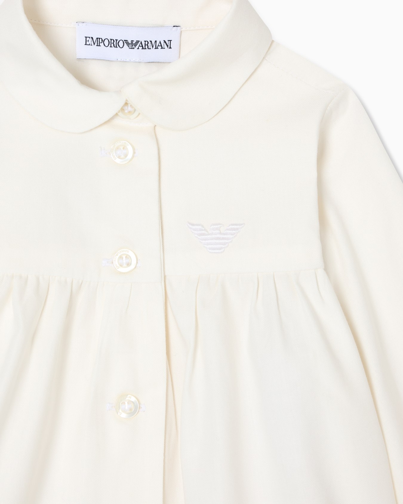 ASV organic poplin shirt with Peter Pan collar Slide 1