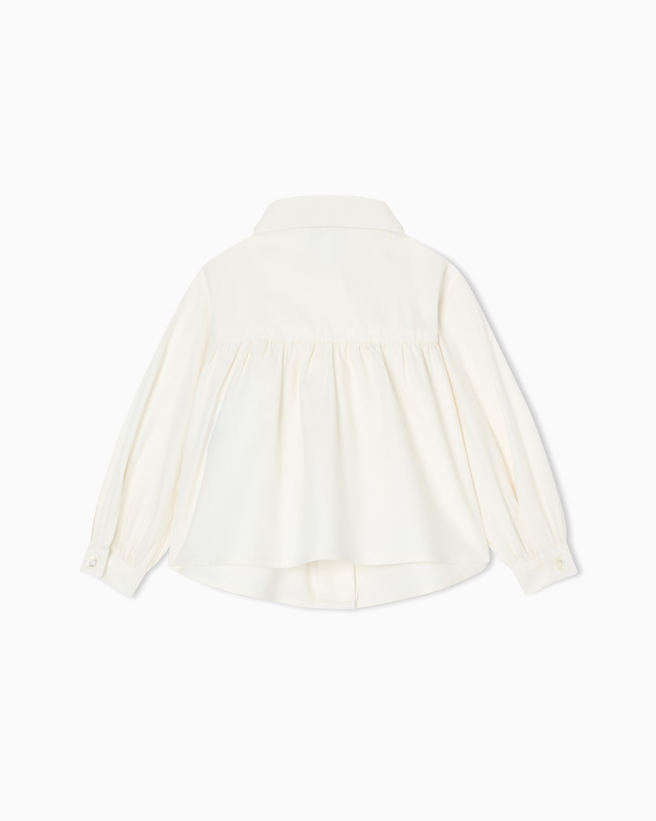 ASV organic poplin shirt with Peter Pan collar Slide 2