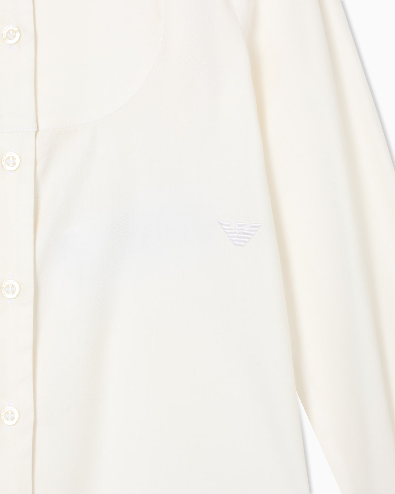 ASV organic poplin shirt with plastron Slide 1