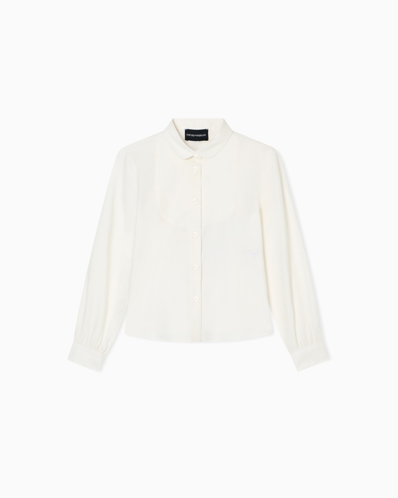ASV organic poplin shirt with plastron Slide 0