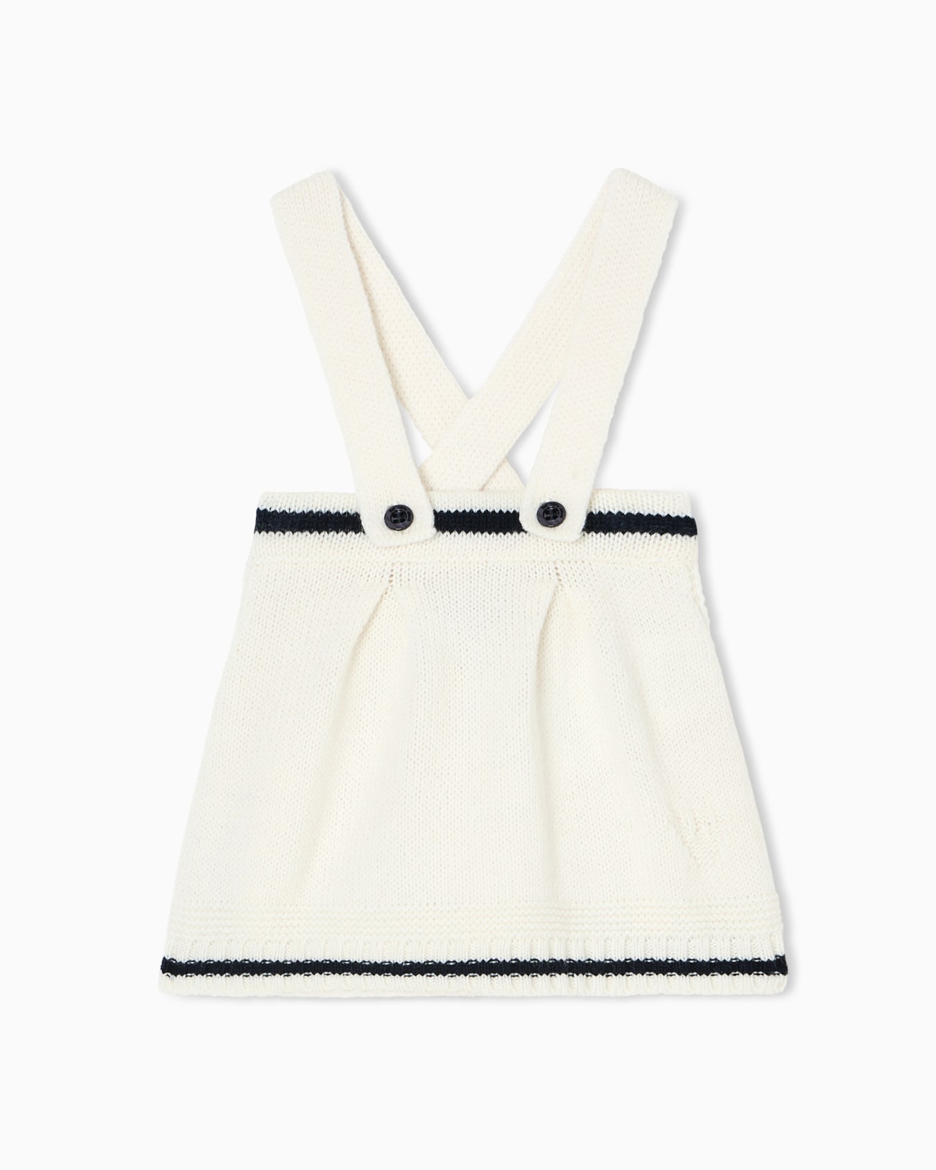 Virgin wool-blend dungaree skirt Slide 0