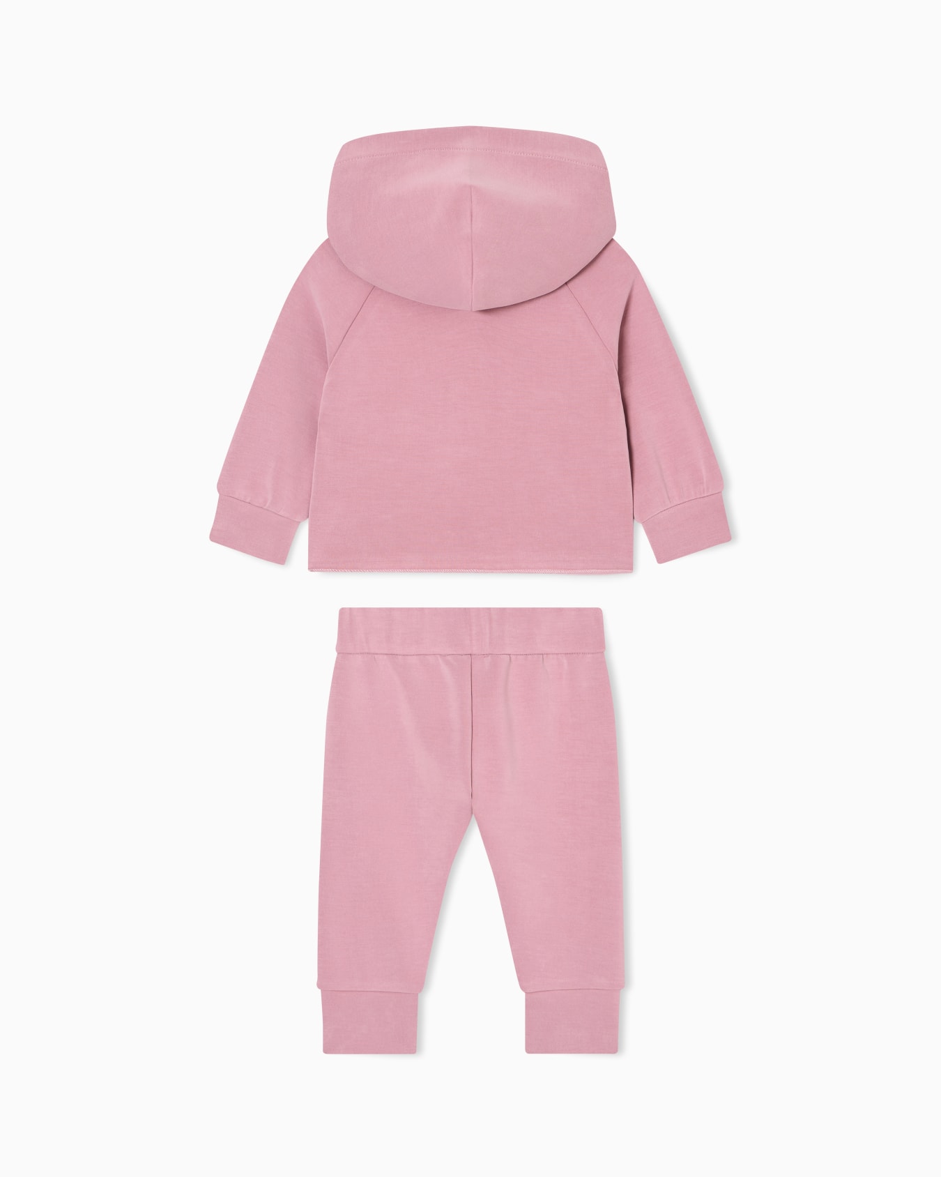 Tuta con felpa zip e cappuccio in cupro Slide 2