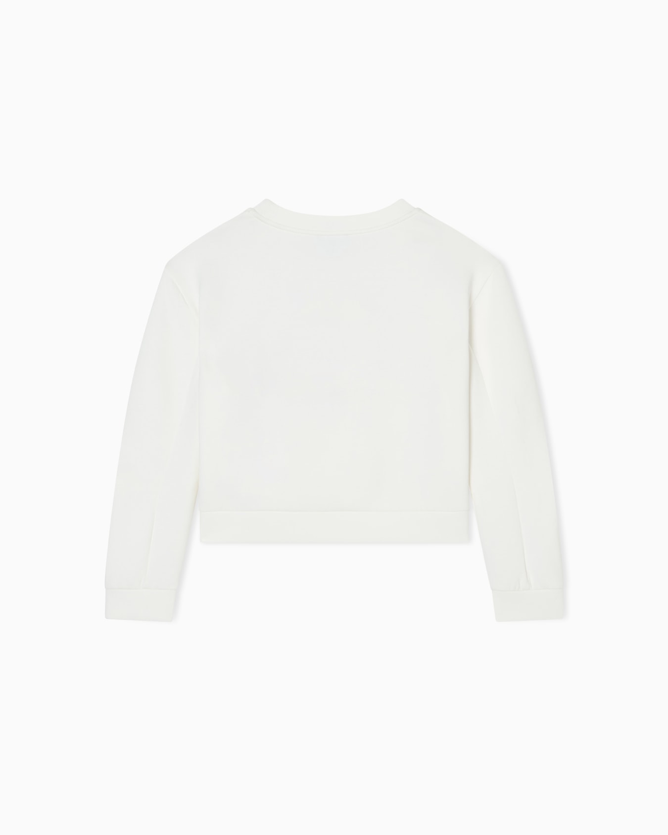 Winter clouds print double-jersey sweatshirt Slide 2