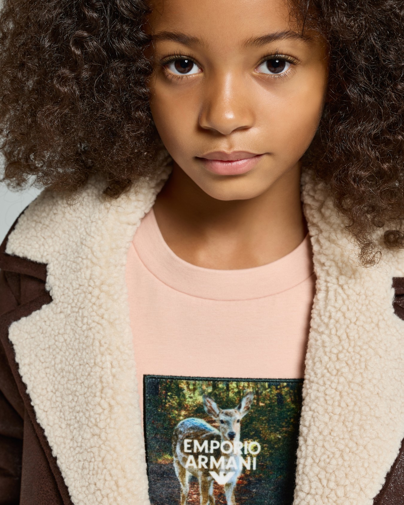 Winter clouds print double-jersey sweatshirt Slide 3