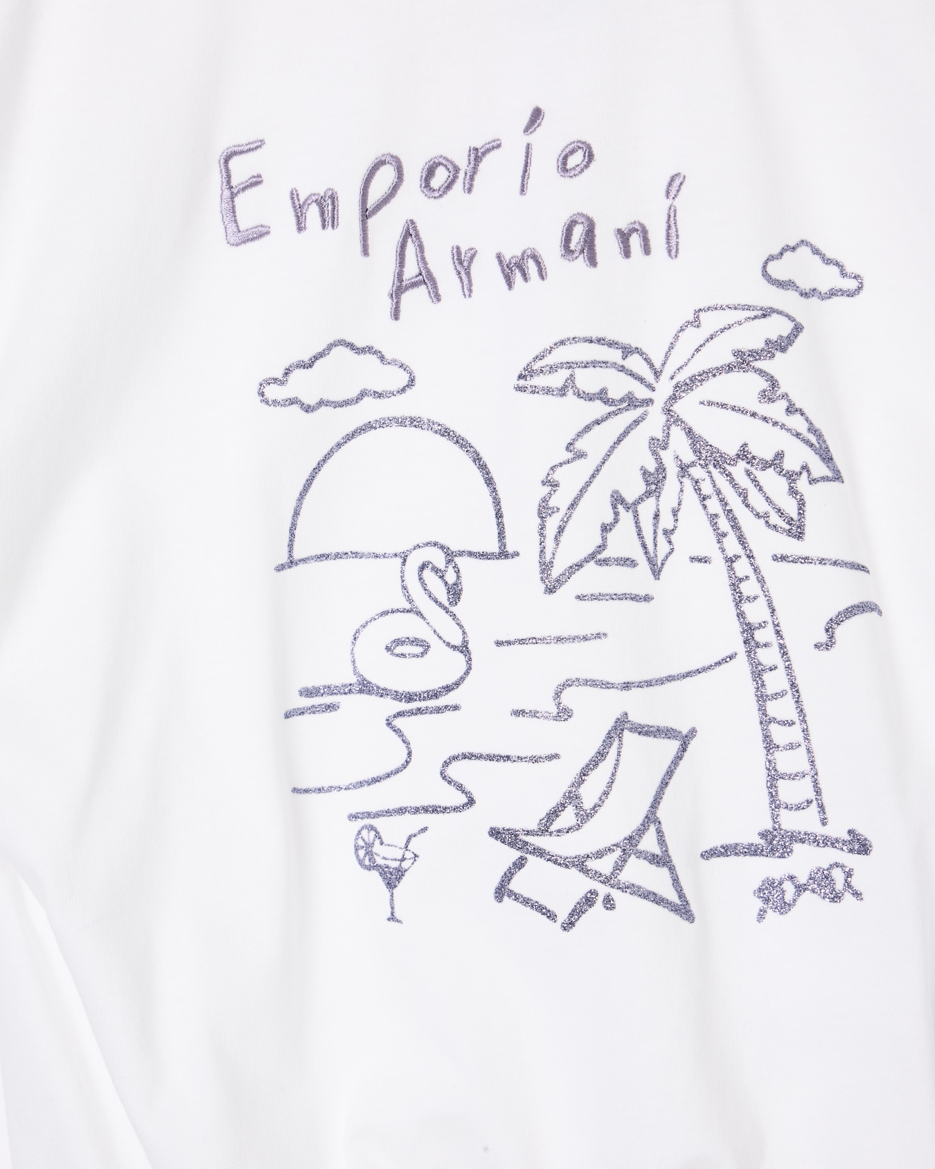 Summer print jersey T-shirt スライドする 1