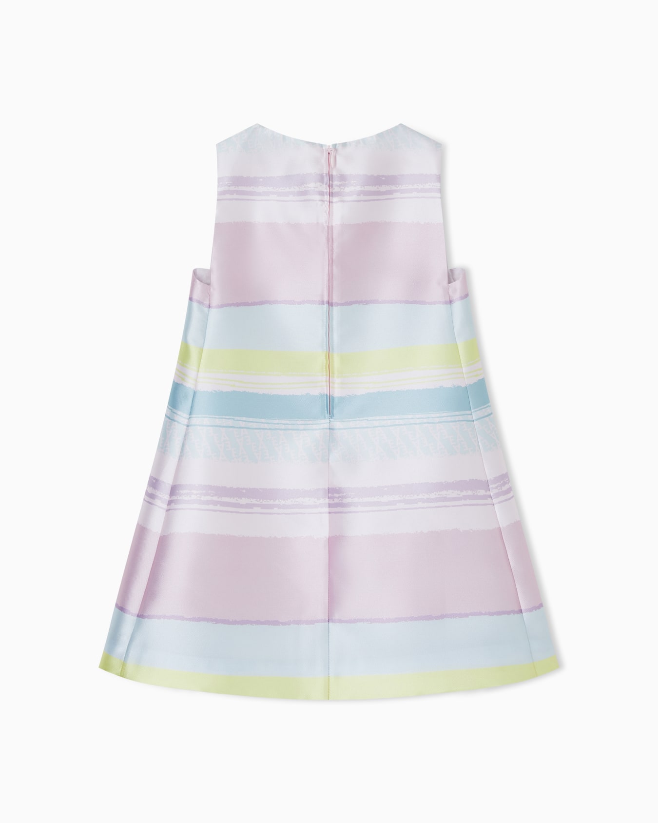 Mikado dress with shaded stripes Slide 2