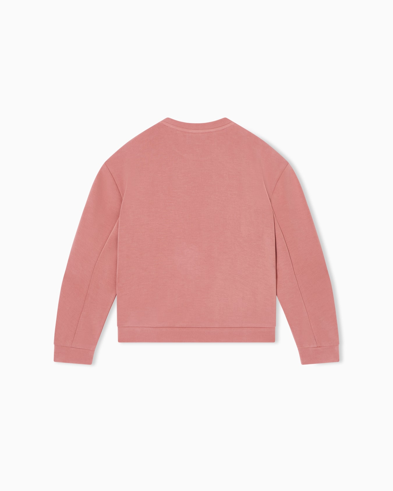 Cupro sweatshirt with Emporio Armani embroidery スライドする 2