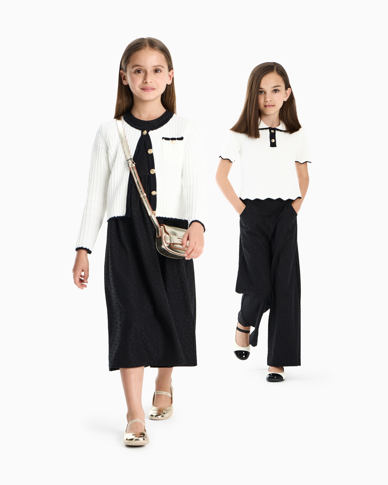 Interlock-jersey trousers with jacquard logo lettering Slide 3