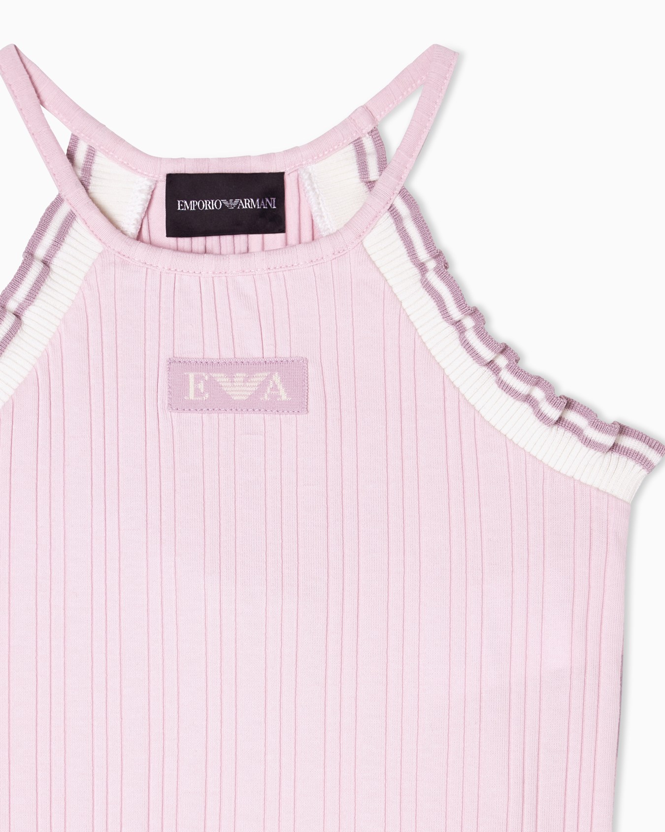 Ribbed knit top and shorts set Slide 1