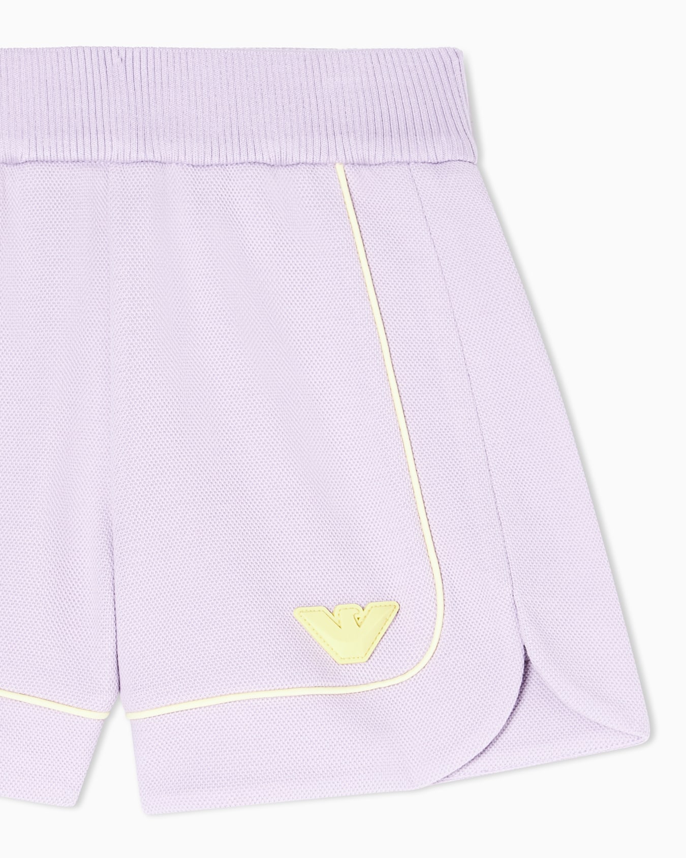 Shorts in double jersey piquet Slide 1