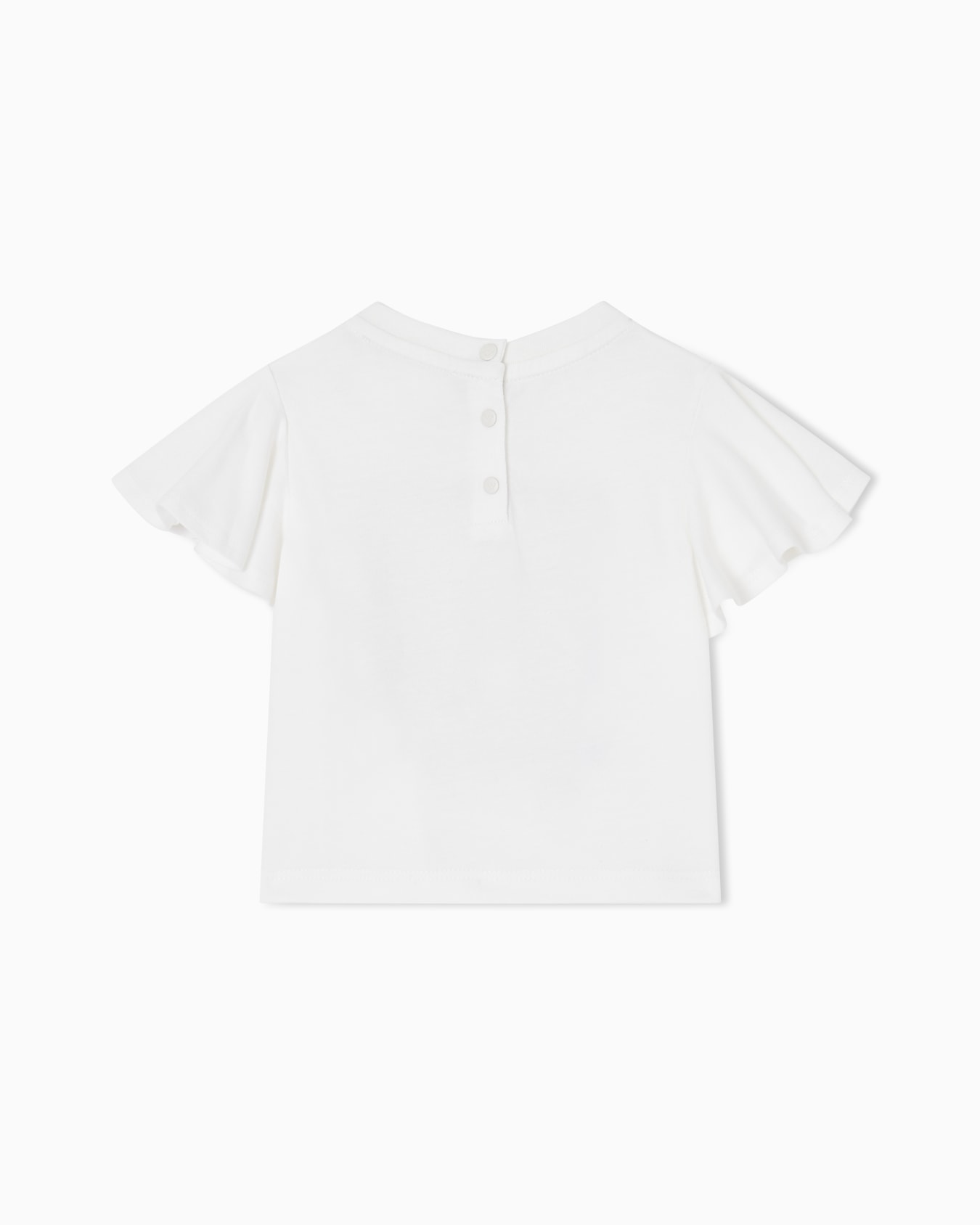 T-shirt in jersey stampa orchidee Slide 2