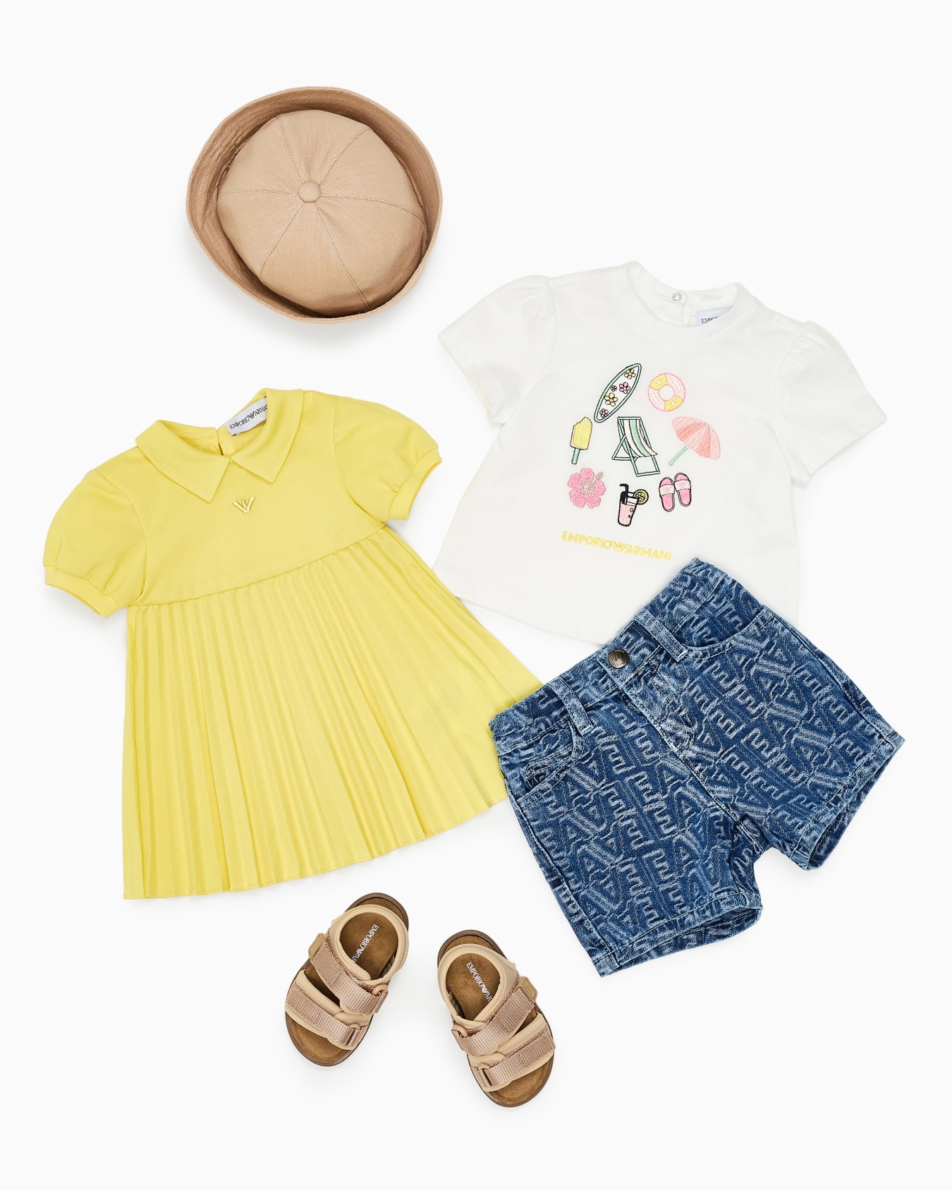 Summer print jersey T-shirt スライドする 2