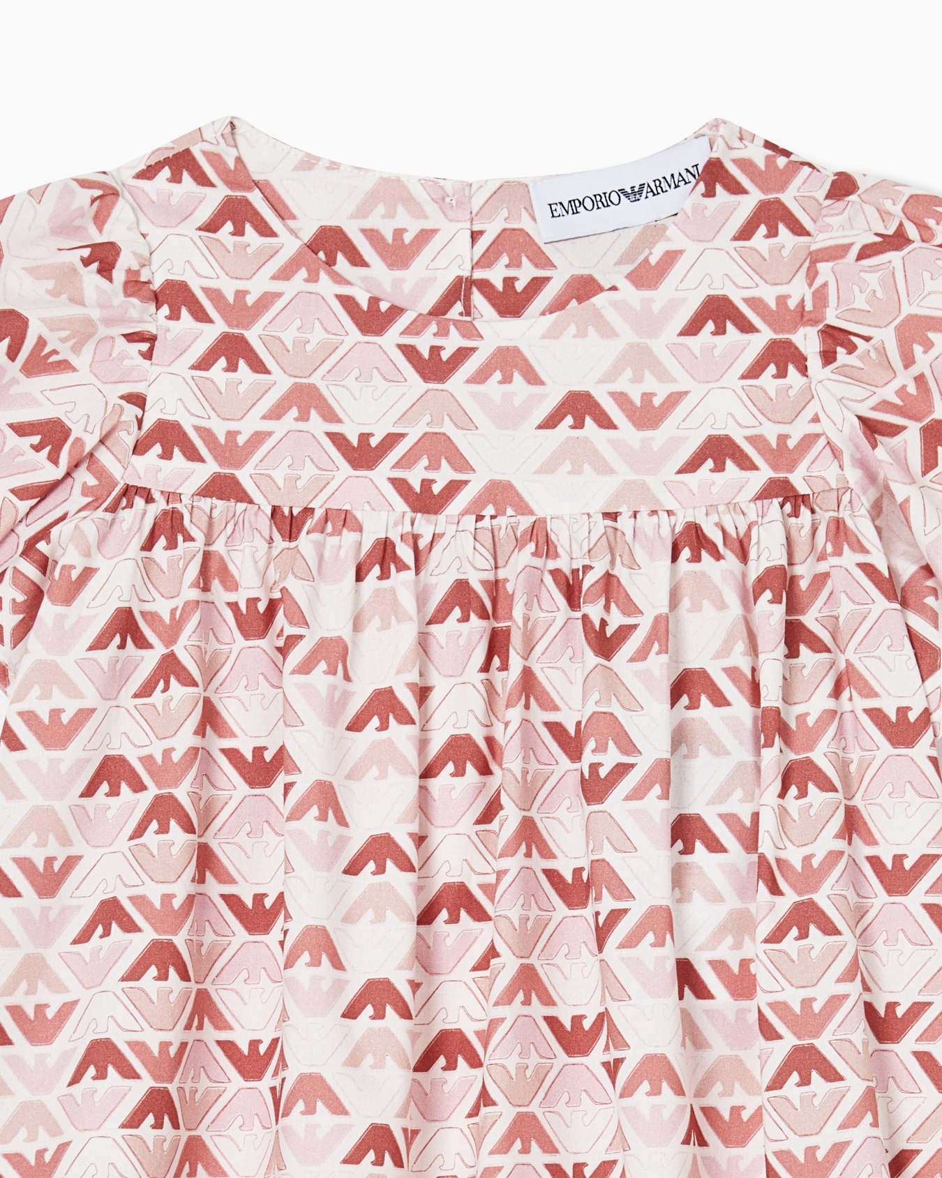 All-over print poplin dress Slide 1