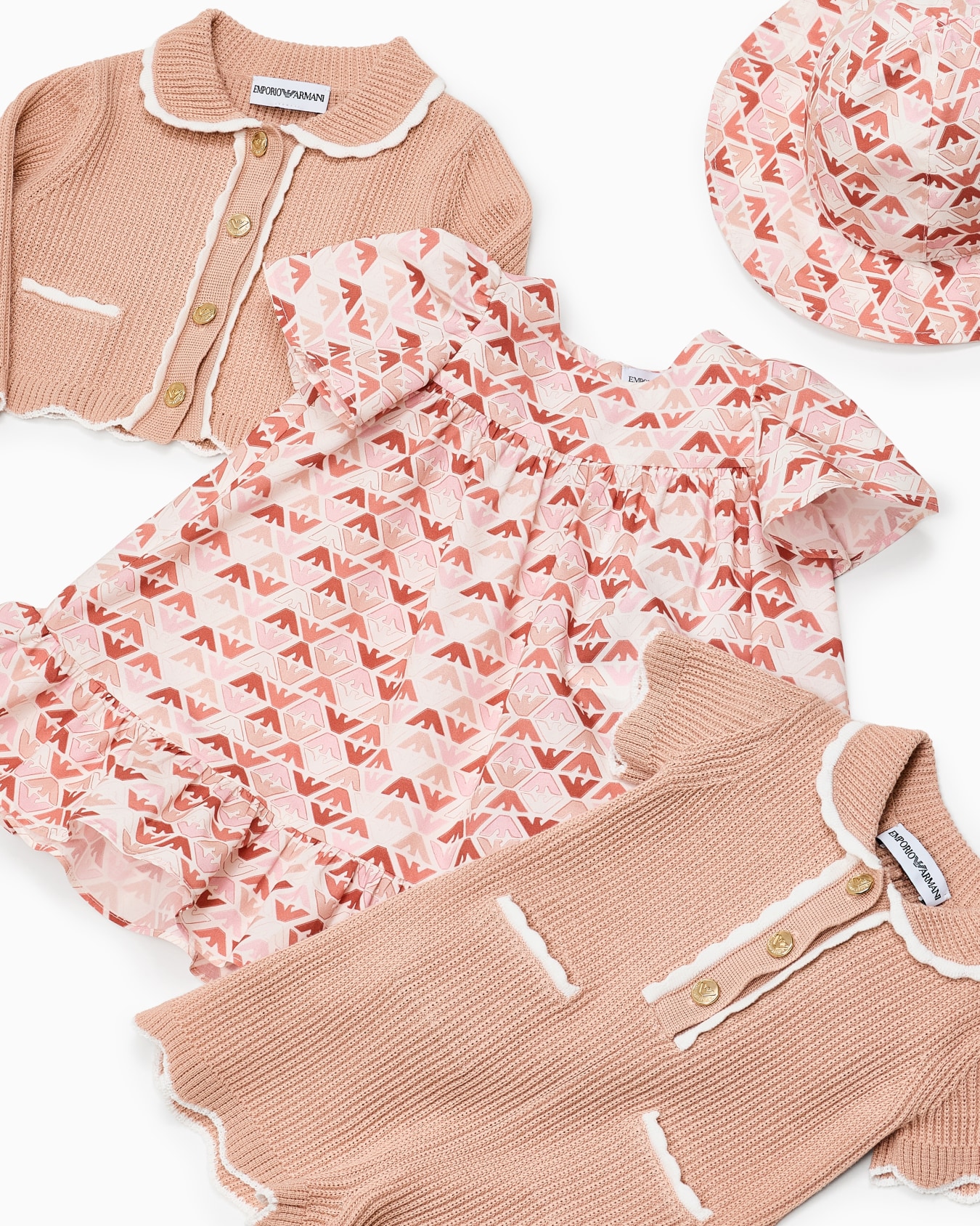 All-over print poplin dress Slide 3