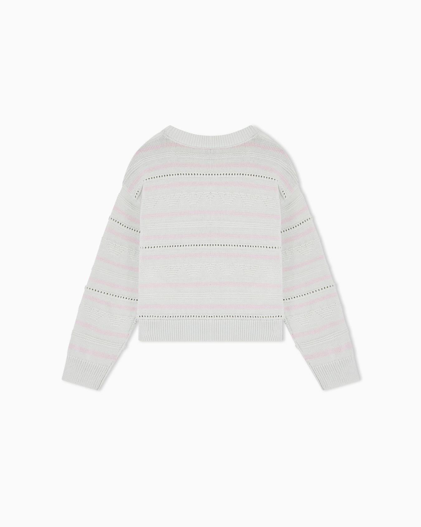 Striped jumper with jacquard eagle motif Slide 2
