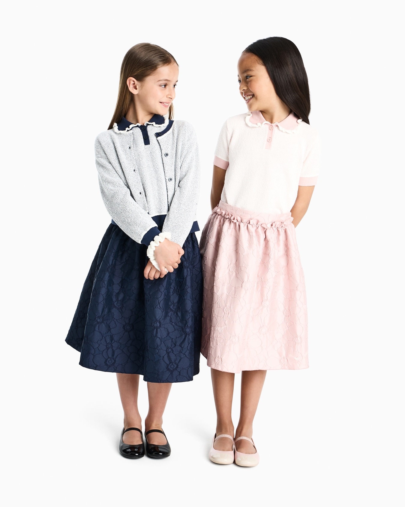 Floral jacquard skirt Slide 3