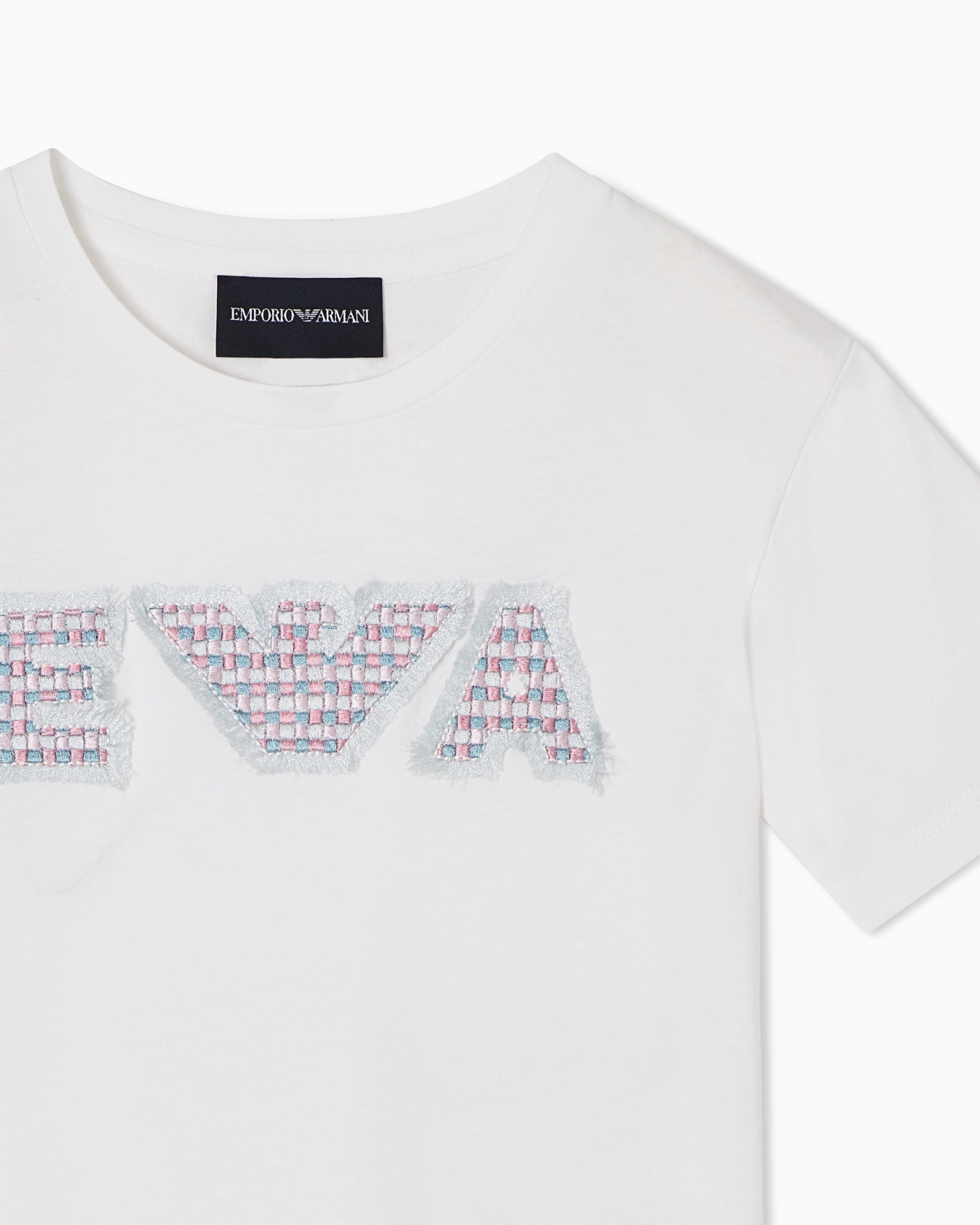 T-shirt in jersey maxi patch EA Diapositiva 1