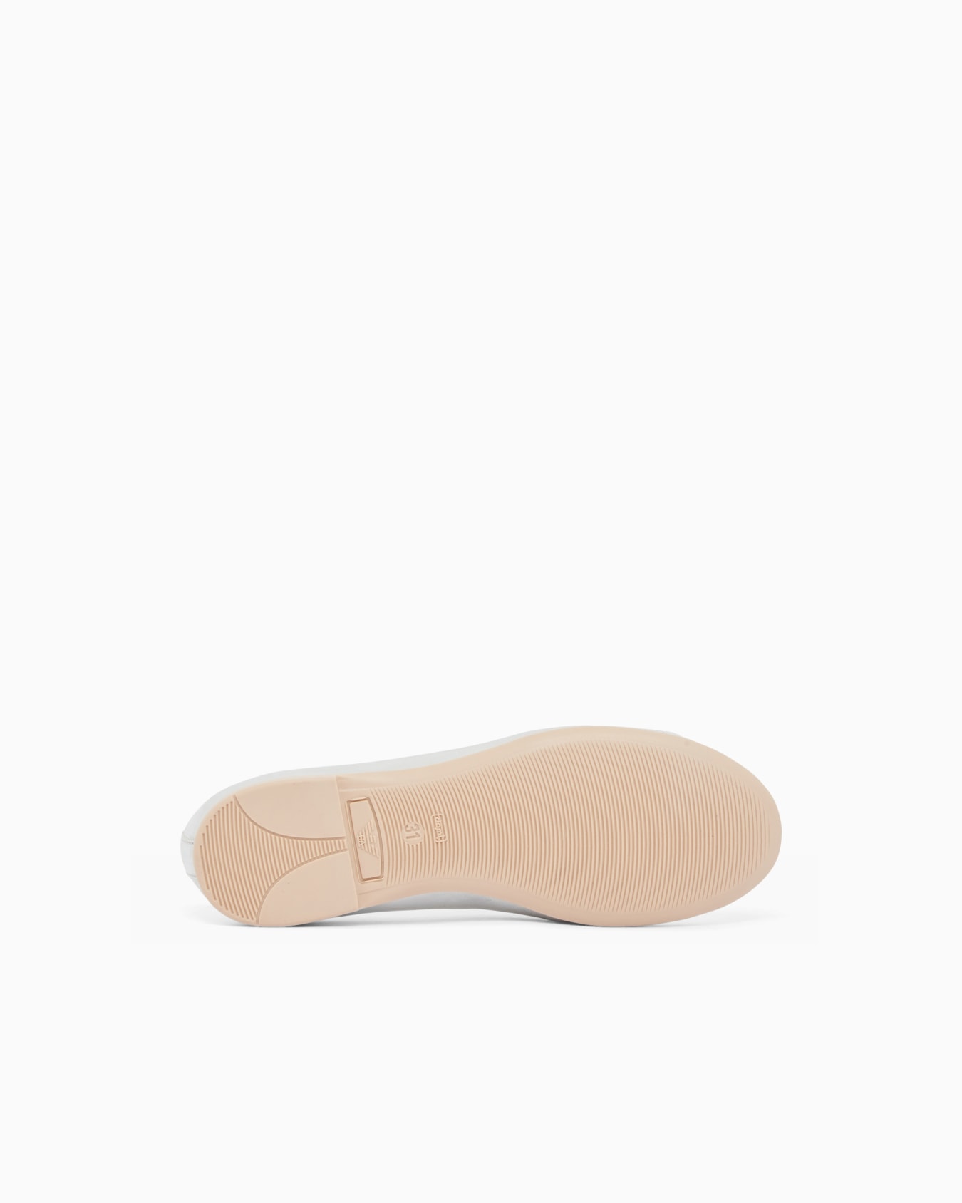 Ballet flats in laminated nappa leather with logo straps Slide 5