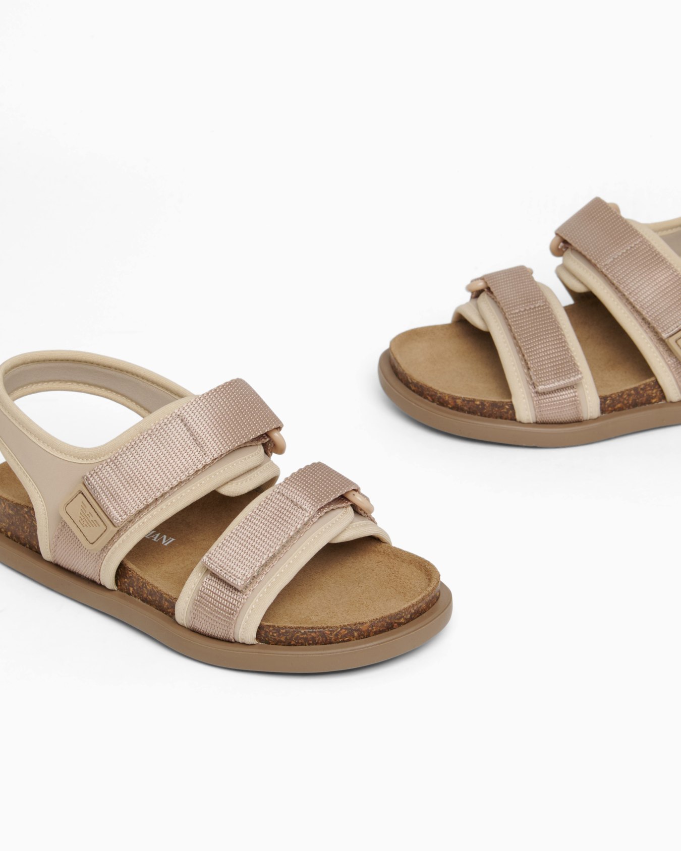 Stretch fabric sandals with strap Slide 4