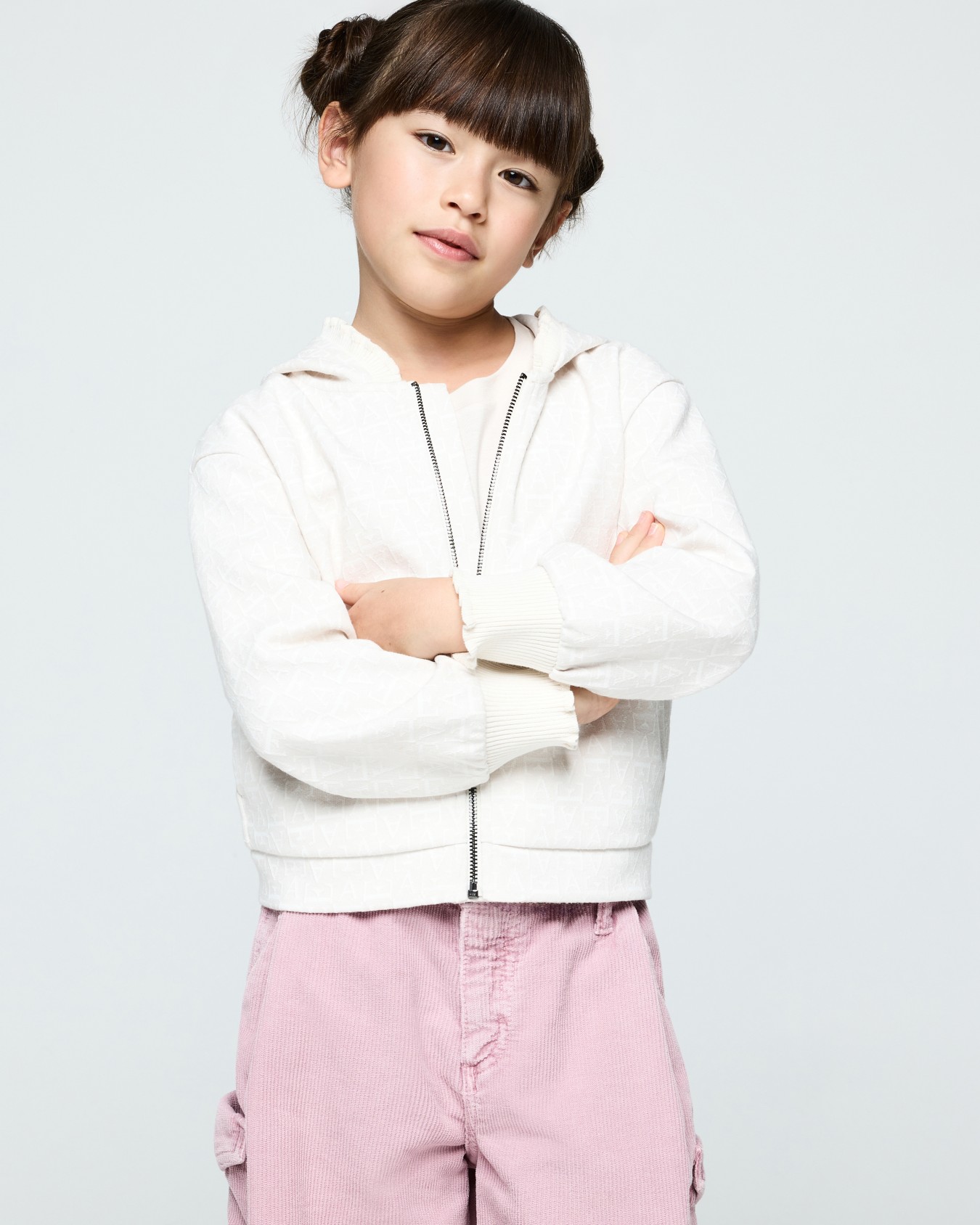 T-shirt in lyocell and cotton jersey with puff sleeves Slide 3