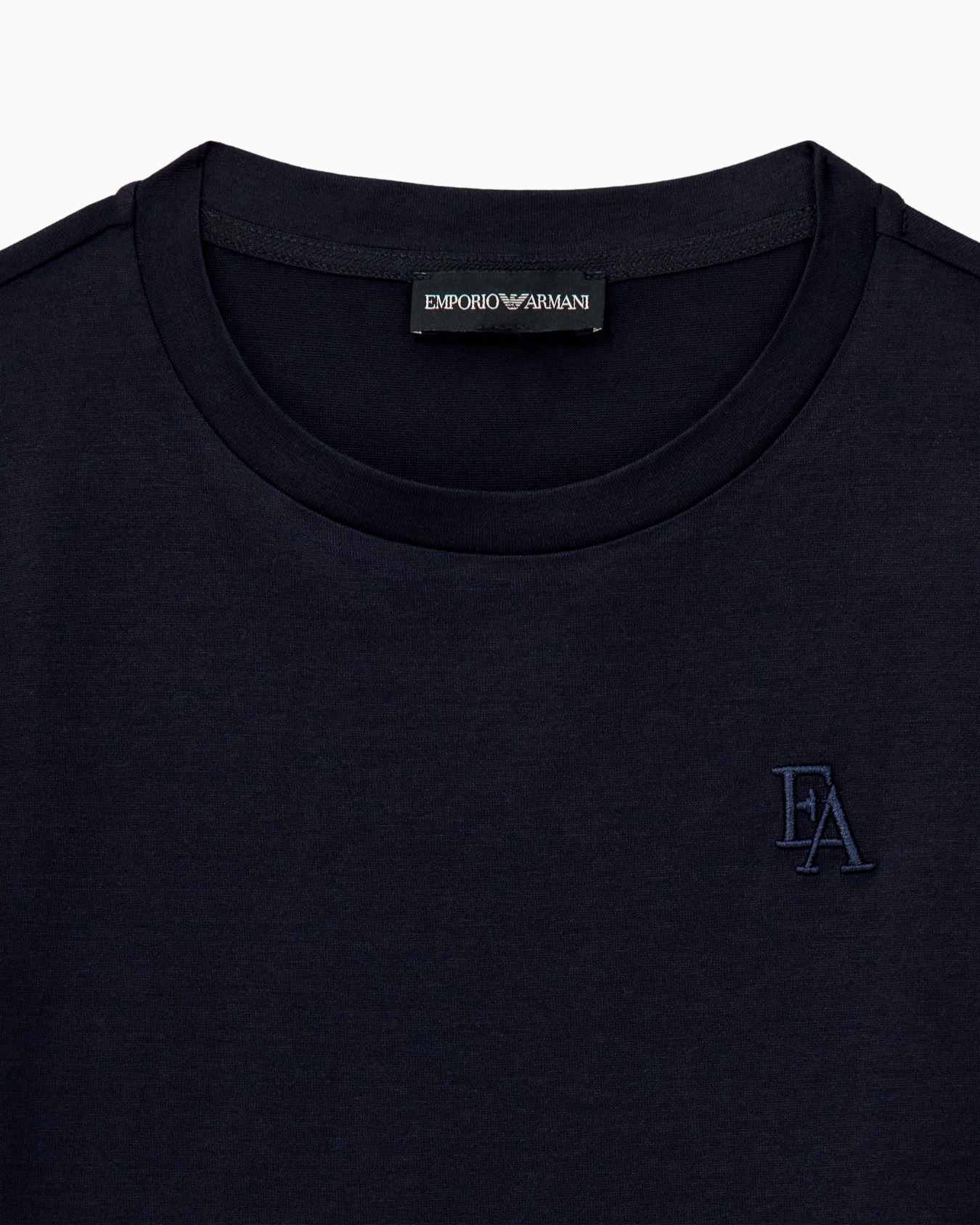 T-shirt in lyocell and cotton jersey with puff sleeves Slide 1