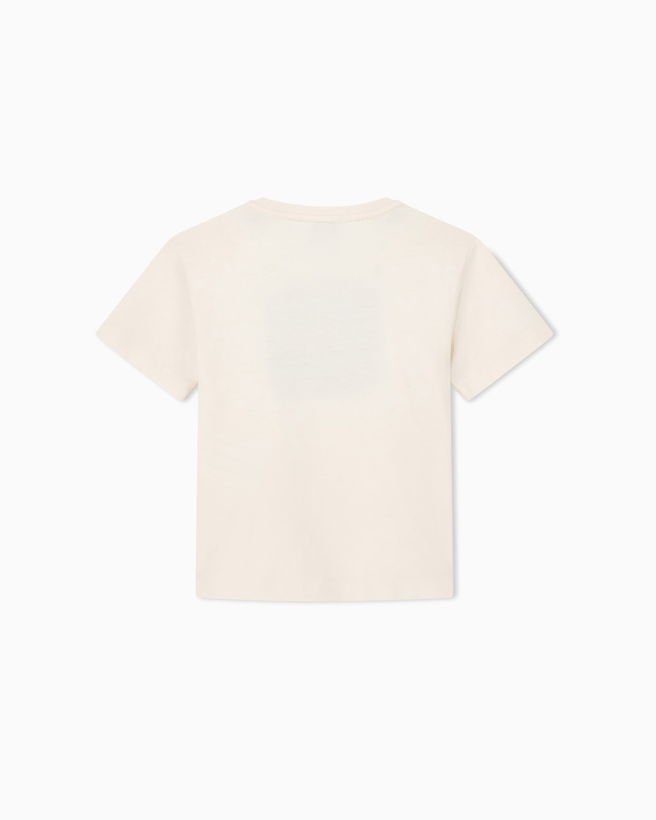 Cotton jersey T-shirt with a cross-stitch floral motif Slide 2
