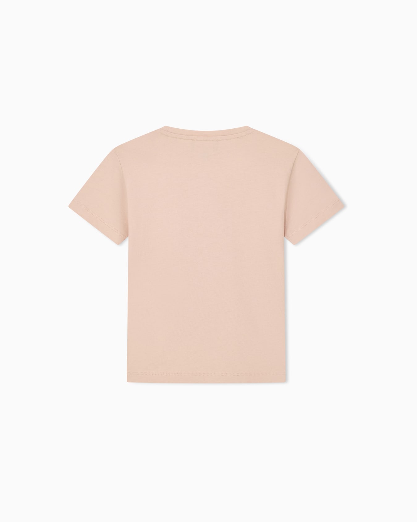T-shirt girocollo regular in jersey di cotone Slide 2