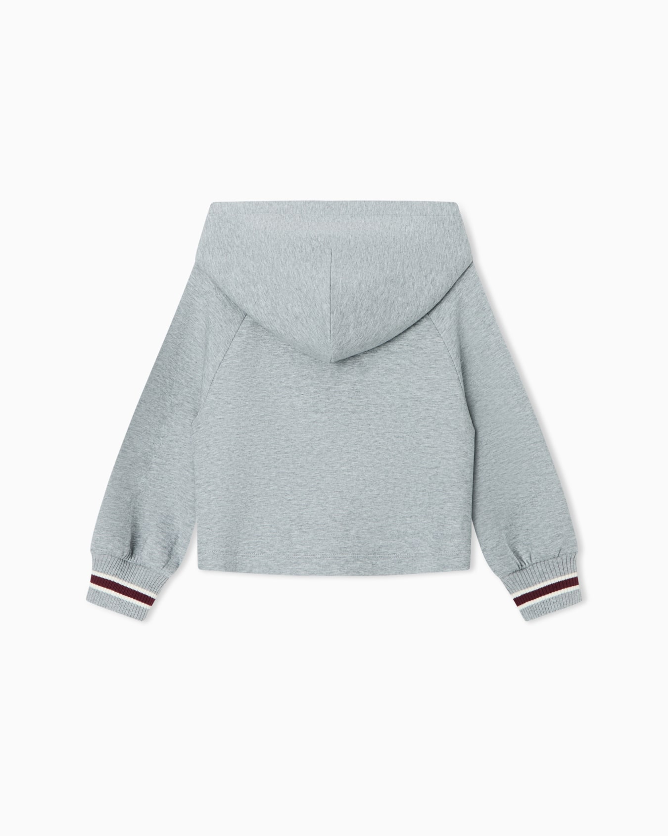 Double jersey hoodie with embroidered patch Slide 2