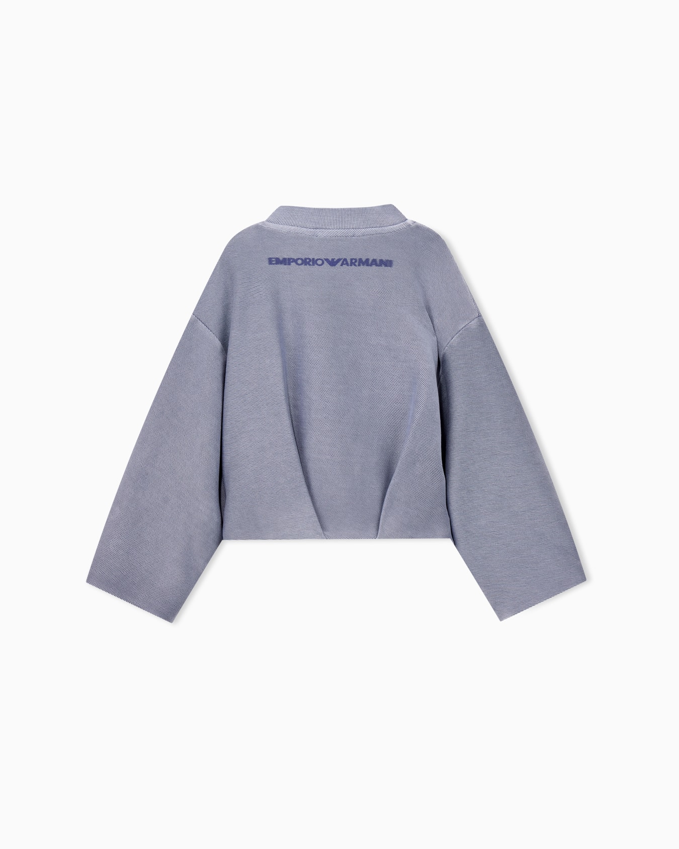 Oversize-Sweatshirt aus Baumwolljersey mit Reißverschluss Folie 2