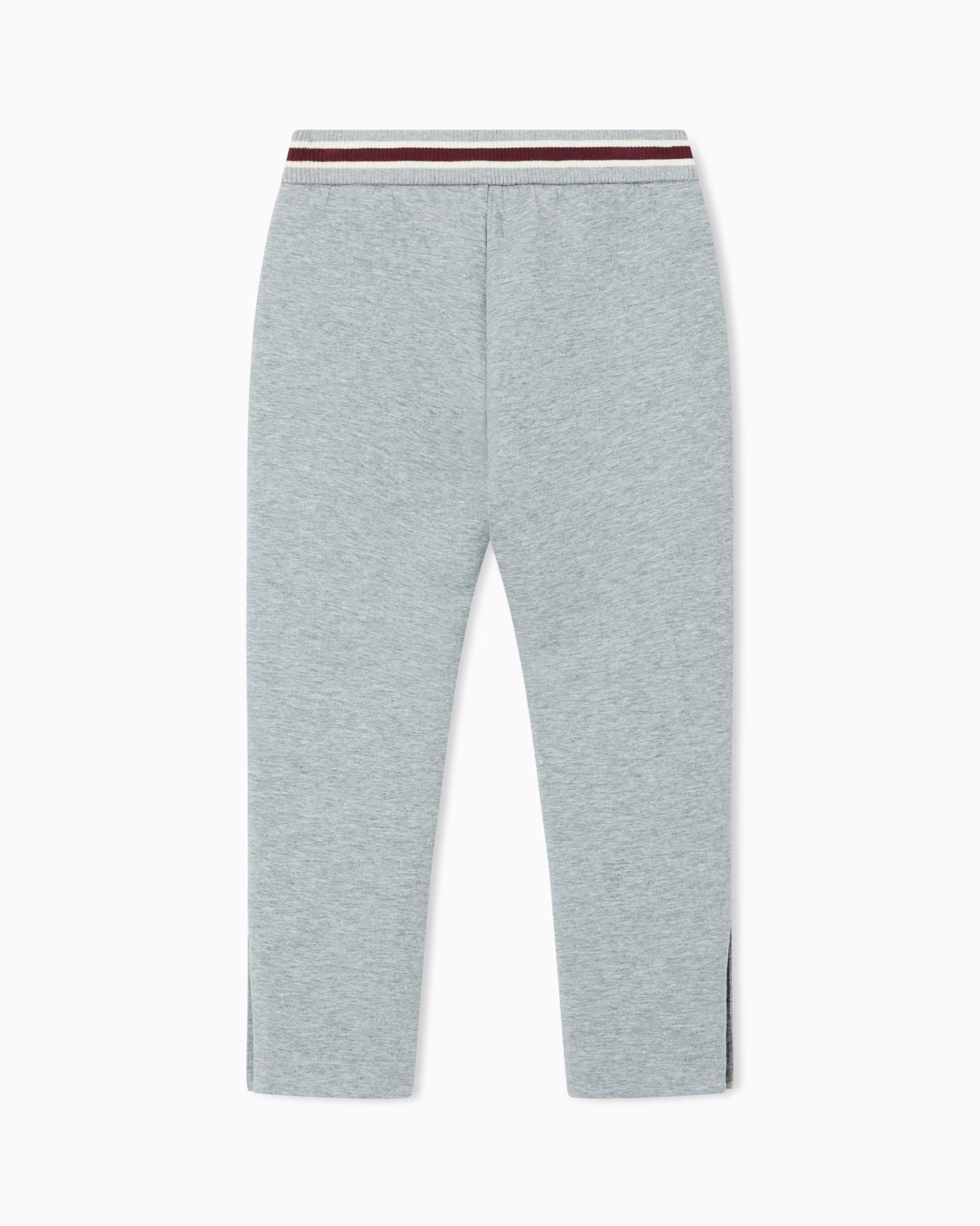 Double jersey trousers with a striped waistband and piping Slide 2
